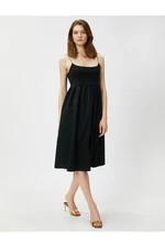 Koton Robe Midi Length Dress with Straps