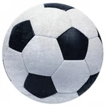 Dětský kusový koberec Bambino 2139 Football-160x160 (průměr) kruh