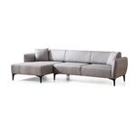 Jasnoszara sofa narożna Belissimo, narożnik lewy – Balcab Home