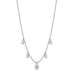 Brosway Blyštivý oceľový náhrdelník so zirkónmi Desideri BEIN012