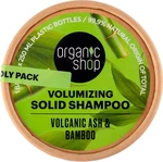ORGANIC SHOP Pevný šampón pre objem vlasov Sopečný popol a bambus 60 g