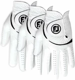 Footjoy Weathersof Mens Golf Glove (3 Pack) Regular LH White/Black XL 2024