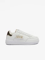 White women's leather sneakers Versace Jeans Couture Fondo Meyssa