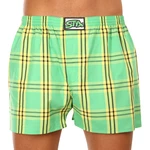 Light Green Men's Plaid Shorts Styx