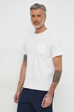 Bavlněné tričko Pepe Jeans Single Carrinson béžová barva, PM509392