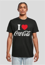 Men's T-shirt I Love Coca Cola black