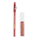 Eveline OH! My Velvet Lips Matt Lip Kit sada na rty pro matný efekt 13 Brownie Biscotti 4,5 ml