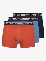 Jack & Jones Boxerky 3 ks Modrá