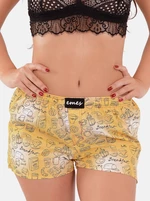 Emes light yellow breakfast shorts