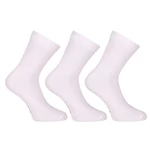 3PACK Socks Nedeto Ankle Bamboo White