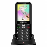 Tlačidlový telefón Evolveo EasyPhone XO, čierna