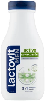 LACTOVIT Men Active 3v1 Sprchový gél revitalizujúci 300 ml