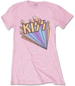 Kiss T-shirt Stars Pink S