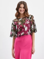 Black women's floral blouse ORSAY