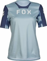 FOX Womens Defend Taunt Short Sleeve Jersey Gunmetal M