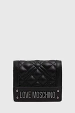 Peňaženka Love Moschino dámska, čierna farba, JC5601PP1LLA0000