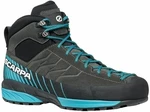 Scarpa Mescalito Mid GTX Shark/Azure 42 Heren Wanderschuhe