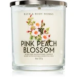 Bath & Body Works Pink Peach Blossom vonná sviečka 227 g