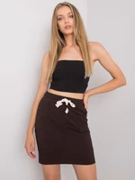 Brown sweatshirt skirt by Amelia