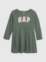 Green girl's dress with GAP logo