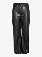 Black Leatherette Trousers Noisy May Andy - Ladies