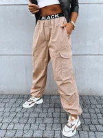 DAVOS lady parachute trousers, beige Dstreet