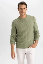 DEFACTO Standard Fit Crew Neck Knitwear Pullover