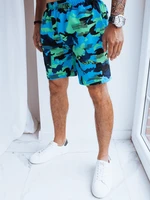 Men's Camo Blue-Green Swimming Shorts Dstreet