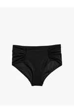 Koton High Waist Bikini Bottoms with Gathering Details on the Sides.