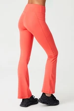 LOS OJOS Women's Coral High Waist Contouring Double Pocket Spanish Leg Leggings