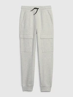 Light grey boys' cargo sweatpants GAP