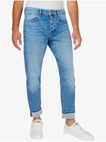 Modré pánské zkrácené straight fit džíny Pepe Jeans Callen 2020 - Pánské