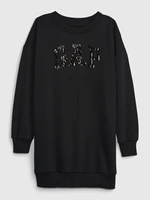 Black girly sweatshirt dress with GAP logo