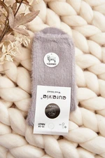 Warm Smooth Women's Alpaca Socks Grey