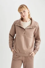 DEFACTO Oversize Fit Long Sleeve Sweatshirt