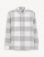 Celio Plaid Shirt Facheck - Men's