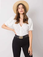 White casual blouse Ysabel RUE PARIS