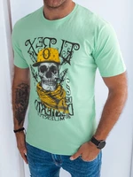 Dstreet men's T-shirt with mint print