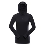 Women's quick-drying sweatshirt ALPINE PRO LIGHTA black