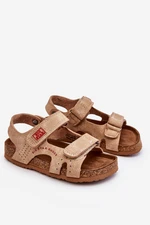 Kids Light Velcro Sandals Big Star LL374140 Beige