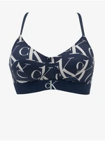 Dark blue patterned bralette Calvin Klein Underwear - Women