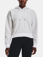 Under Armour Sweatshirt Essential Script Hoodie-WHT - Women