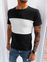 Black monochrome men's T-shirt Dstreet