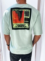 Men's T-shirt with mint print Dstreet