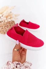 Slip-On Big Star Kids Slip-On Slip-On Sneakers - Deep Pink