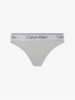 Světle šedá dámská tanga Calvin Klein Underwear - Dámské