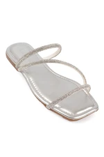 Capone Outfitters Mules - Silver-colored - Flat