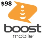 Boost Mobile $98 Mobile Top-up US