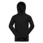 Black men's basic hoodie NAX Geoc