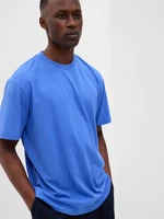 Blue men's basic T-shirt GAP